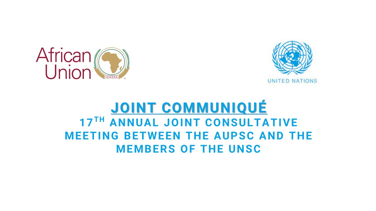 Joint Communiqué | 17th Annual Joint Consultative Meeting between the ...