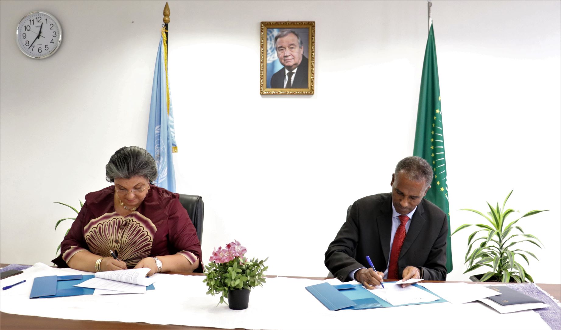 IPSS-UNOAU sign MoU to enhance collaboration on peace and security issues in Africa