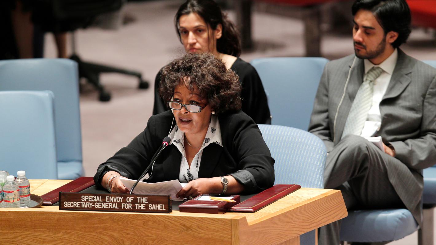 Hiroute Guebre Sellassie, the Secretary-General’s Special Envoy for the Sahel, presents her first briefing to the Council since her appointment on 1 May 2014.