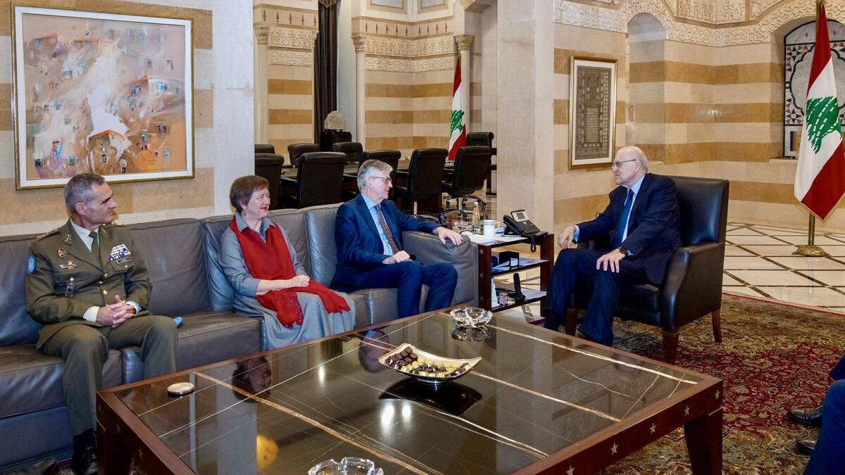 Jean-Pierre Lacroix with high-level representatives.