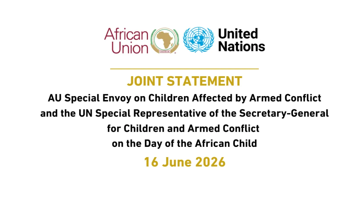 AU and UN issue joint statement marking the Day of the African Child 2026