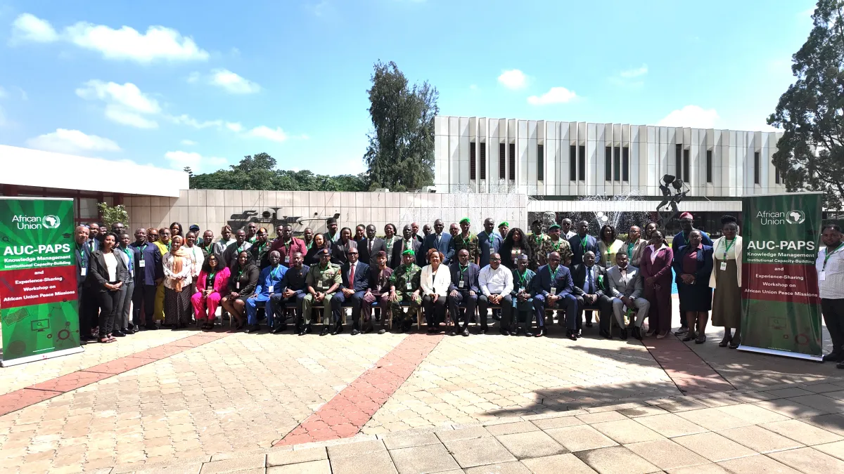 UNOAU supports AU knowledge management and experience-sharing workshop on peace missions