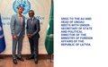 SRSG to the AU and Head of UNOAU meets with Under-Secretary of State and Political Director of the Ministry of Foreign Affairs of the Republic of Latvia