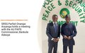 SRSG Parfait Onanga-Anyanga holds meeting with the AU PAPS Commissioner, Bankole Adeoye