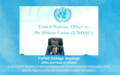 UNOAU participates in the 1281st AU PSC session on the “Synergy between the Global Framework Ammunition (GFA) and the Regional Arms and Ammunition Control Instruments”