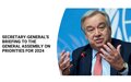 UN Secretary-General Priorities for 2024 | General Assembly briefing | United Nations