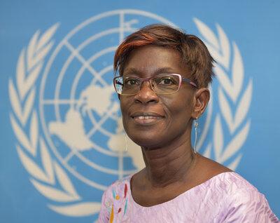 A portrait of Fatou Thiam, Director Political Affairs Unit