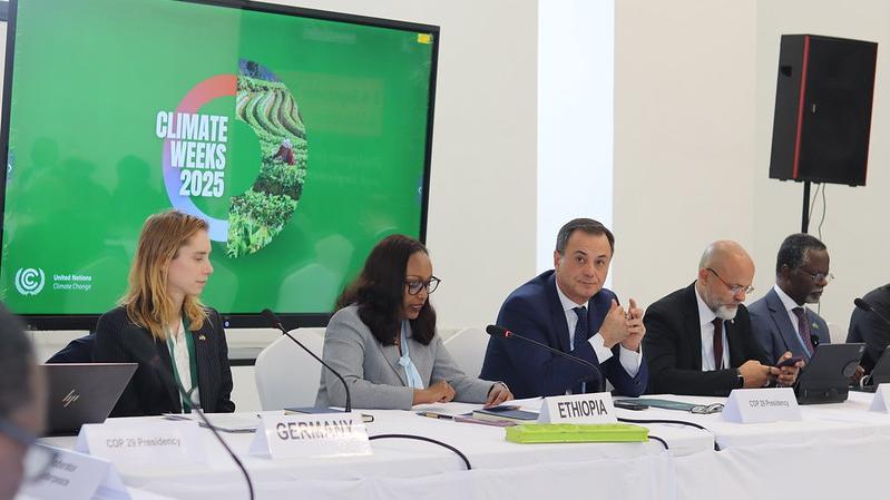 SRSG Parfait Onanga-Anyanga Participates in High-Level Roundtable on the Baku Climate and Peace Action Hub during Climate Week 2