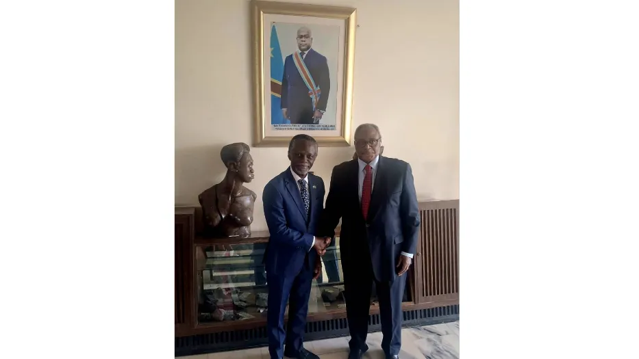 SRSG to the AU and Head of UNOAU meets Ambassador of the Democratic Republic of the Congo, Chair of the AU Peace and Security Council for January 2026