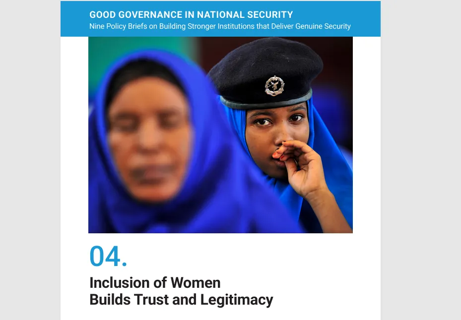 UNOAU participates in webinar on women’s inclusion, trust and legitimacy in security sector reform