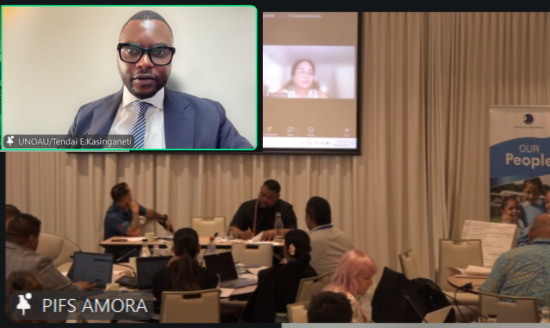 UNOAU participates in the Regional Dialogue on Climate Security in the Pacific (2)