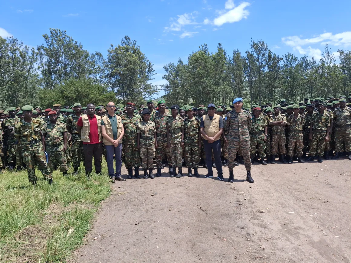 UNOAU supported AU verification of a Burundian contingent preparing for deployment to the AUSSOM.