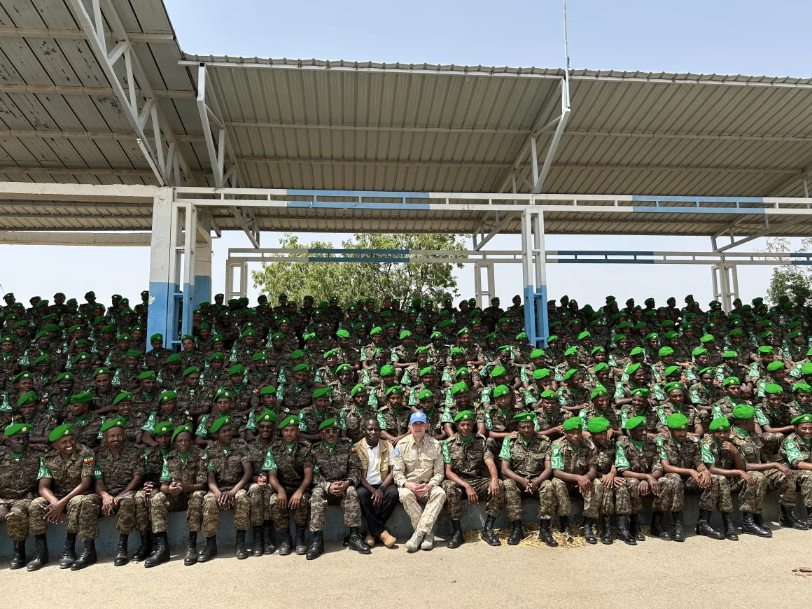 UNOAU participates in pre-deployment verification of Ethiopian contingent for AUSSOM
